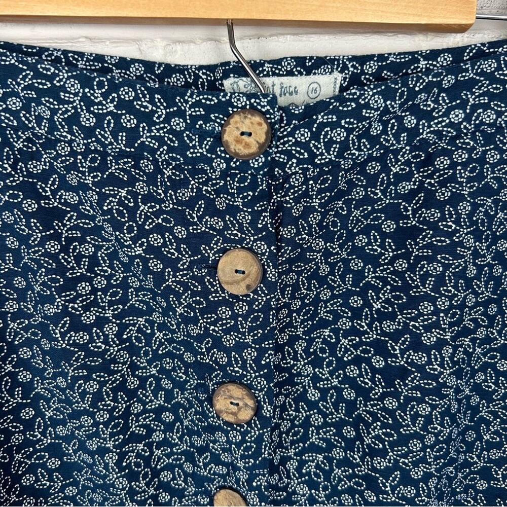 Fat Face Navy Patterned Button Front 100% Cotton … - image 7